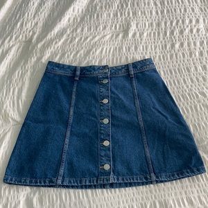 Button Down Denim Women’s Skirt Size 4 Dividend